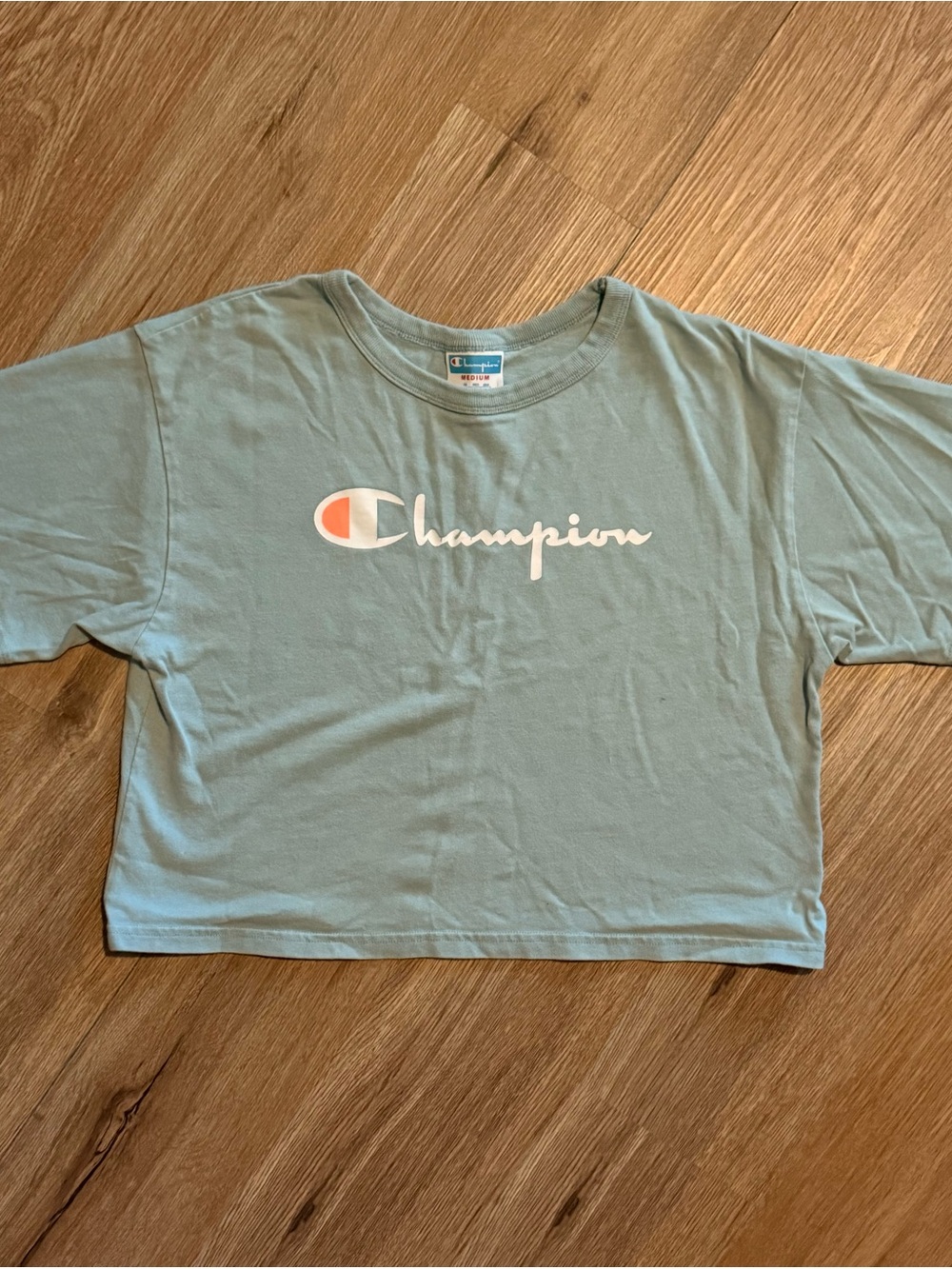 Women’s Champion Cropped Boxy Tee in Mint